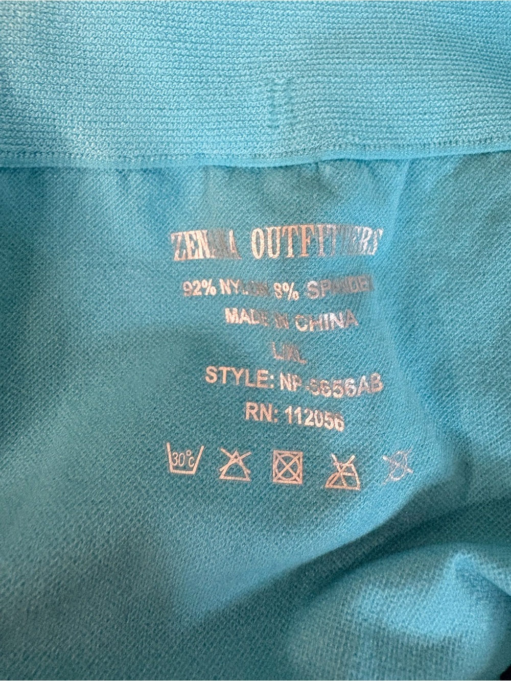 Zenana Outfitters Leggings l/xl -navy, Pink, Teal, teal, Blue & Gray (joylab lg) - Picture 5 of 9